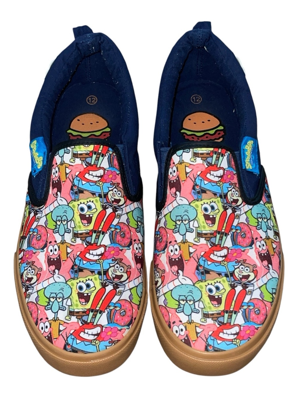 Spongebob Squarepants Slip-On Sneakers by Ground Up